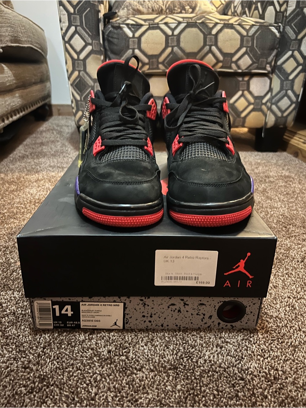 Jordan 4 Raptors - Picture 3 of 8